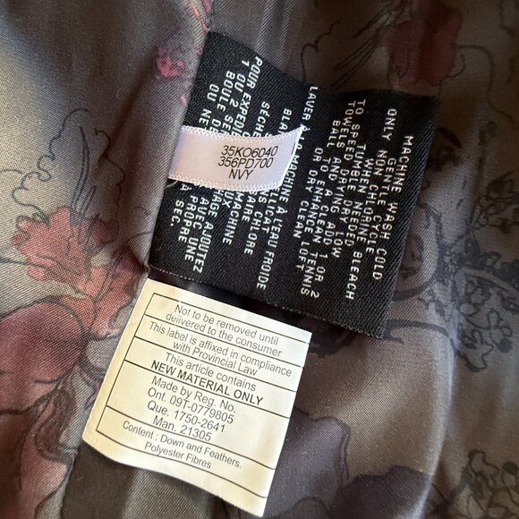 NWOT Cole Haan Women's Signature Taffeta Down Coat w/ Hood - Women's Petite M - Picture 8 of 10